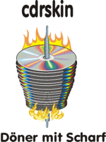 cdrskin logo: Doener mit Scharf