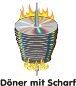 cdrskin logo: Doener mit Scharf